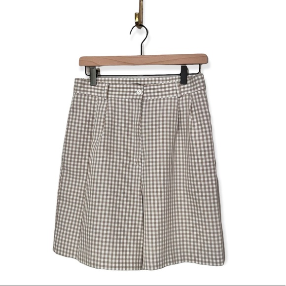 Requirements Pants - Requirements vintage gingham high waisted shorts